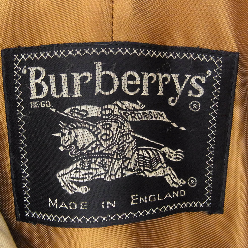 BURBERRY バーバリー 90s 93年製 英国製 脱着可能ライナー付き トレンチコート ノバチェック ベージュ系【中古】
