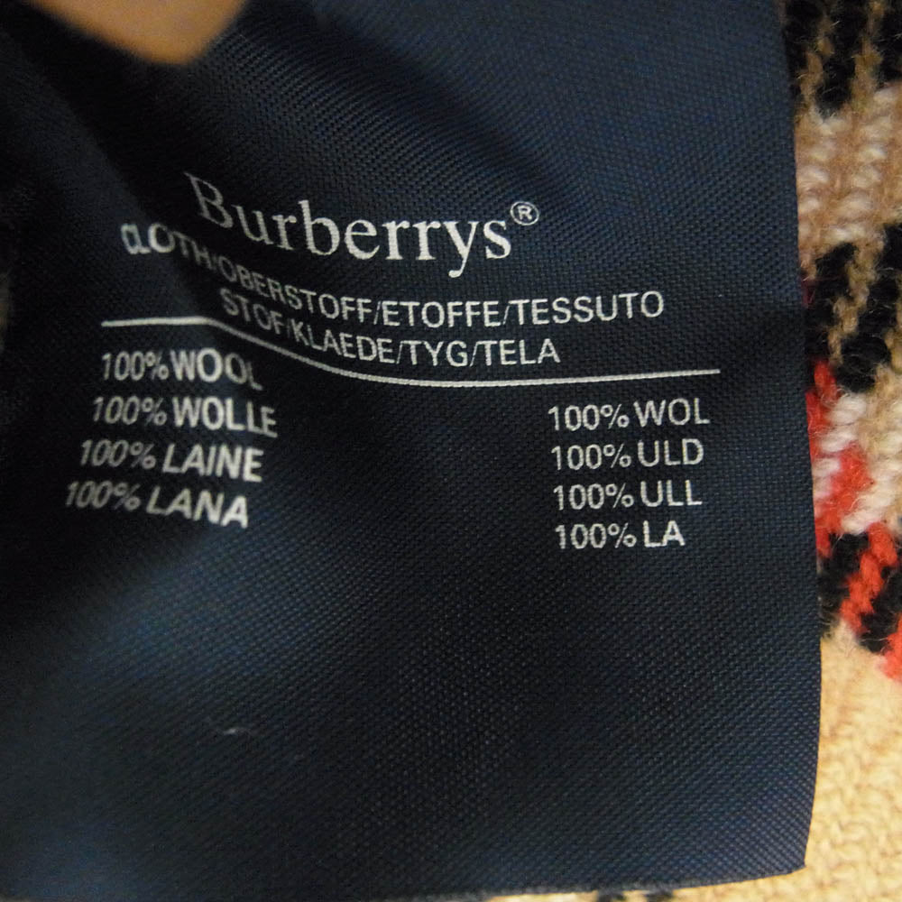 BURBERRY バーバリー 90s 93年製 英国製 脱着可能ライナー付き トレンチコート ノバチェック ベージュ系【中古】