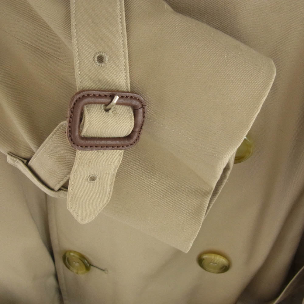 BURBERRY バーバリー 90s 93年製 英国製 脱着可能ライナー付き トレンチコート ノバチェック ベージュ系【中古】