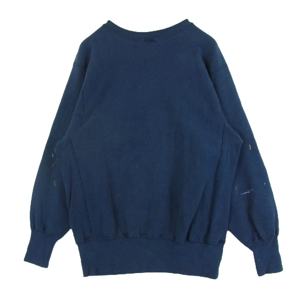 Champion チャンピオン ohio state reverse weave リバースウィーブ 80s 90s クルーネック スウェット ネイビー系 L【中古】