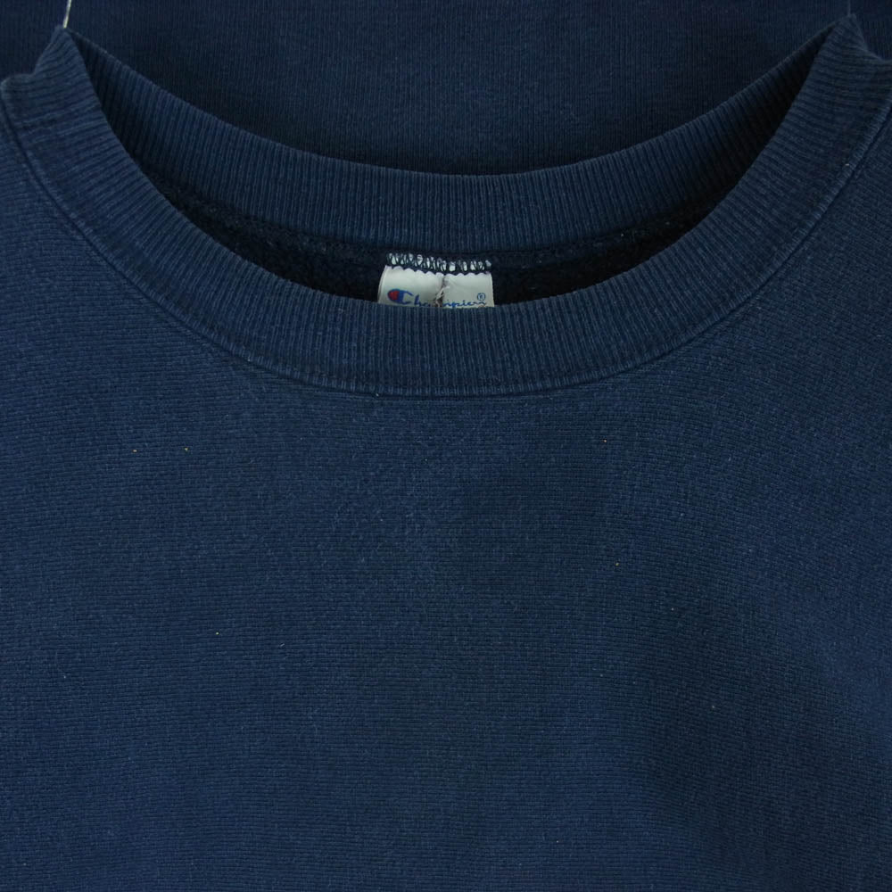 Champion チャンピオン ohio state reverse weave リバースウィーブ 80s 90s クルーネック スウェット ネイビー系 L【中古】