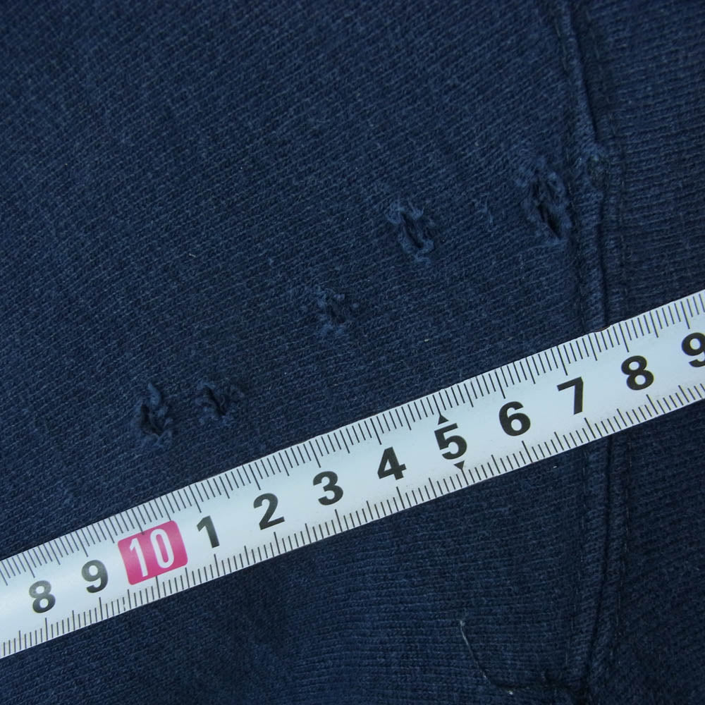 Champion チャンピオン ohio state reverse weave リバースウィーブ 80s 90s クルーネック スウェット ネイビー系 L【中古】