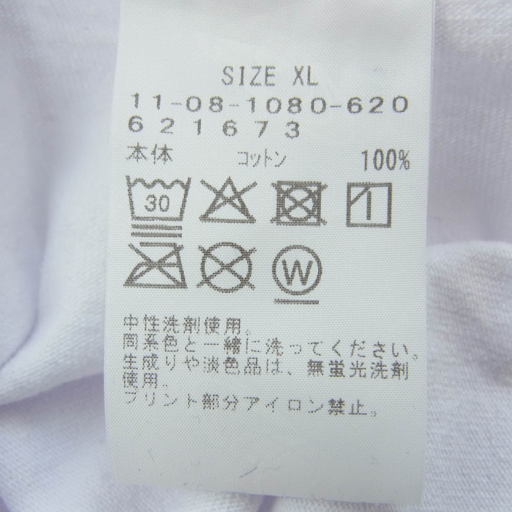 BEAMS ビームス × Alwayth LOGO 半袖 Tシャツ ホワイト系 XL【中古】