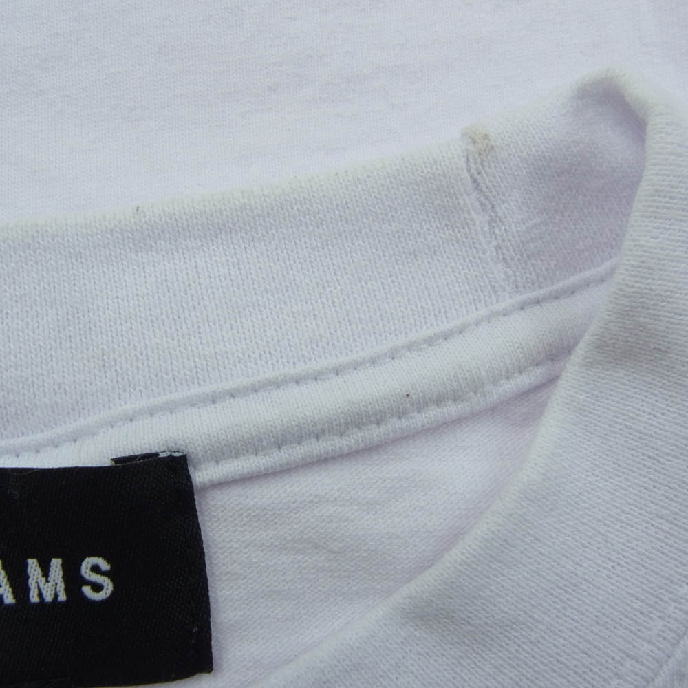 BEAMS ビームス × Alwayth LOGO 半袖 Tシャツ ホワイト系 XL【中古】