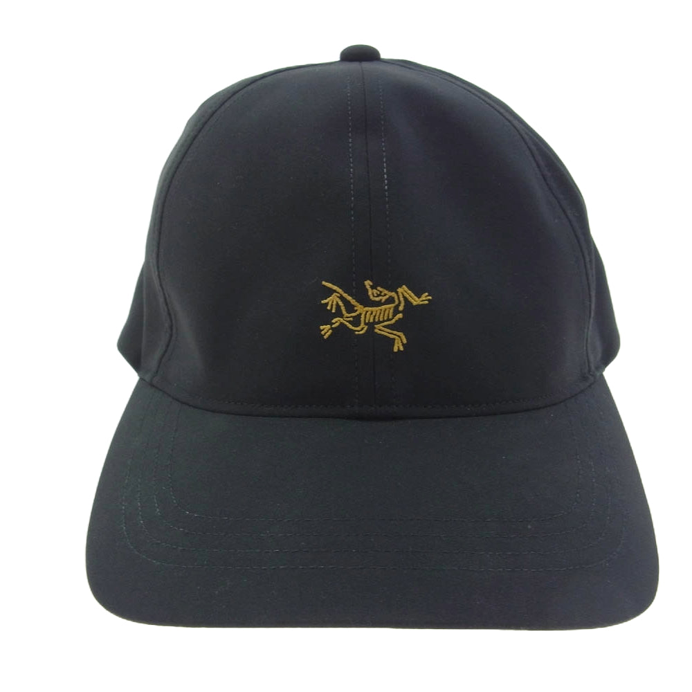 ARC'TERYX アークテリクス 24AW 2024年モデル ロゴ刺繍 6パネル Small Bird Hat スモールバードハット キャップ ブラック系【中古】