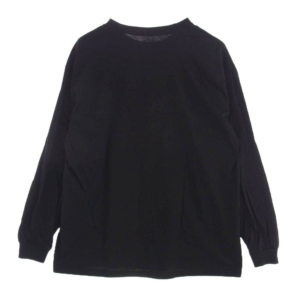 オンエアー KYNE × Russet Burbank LS TEE ON AIR 長袖 ロングリーブ Tシャツ　福岡 POP UP 限定 ブラック系 XXL【新古品】【未使用】【中古】