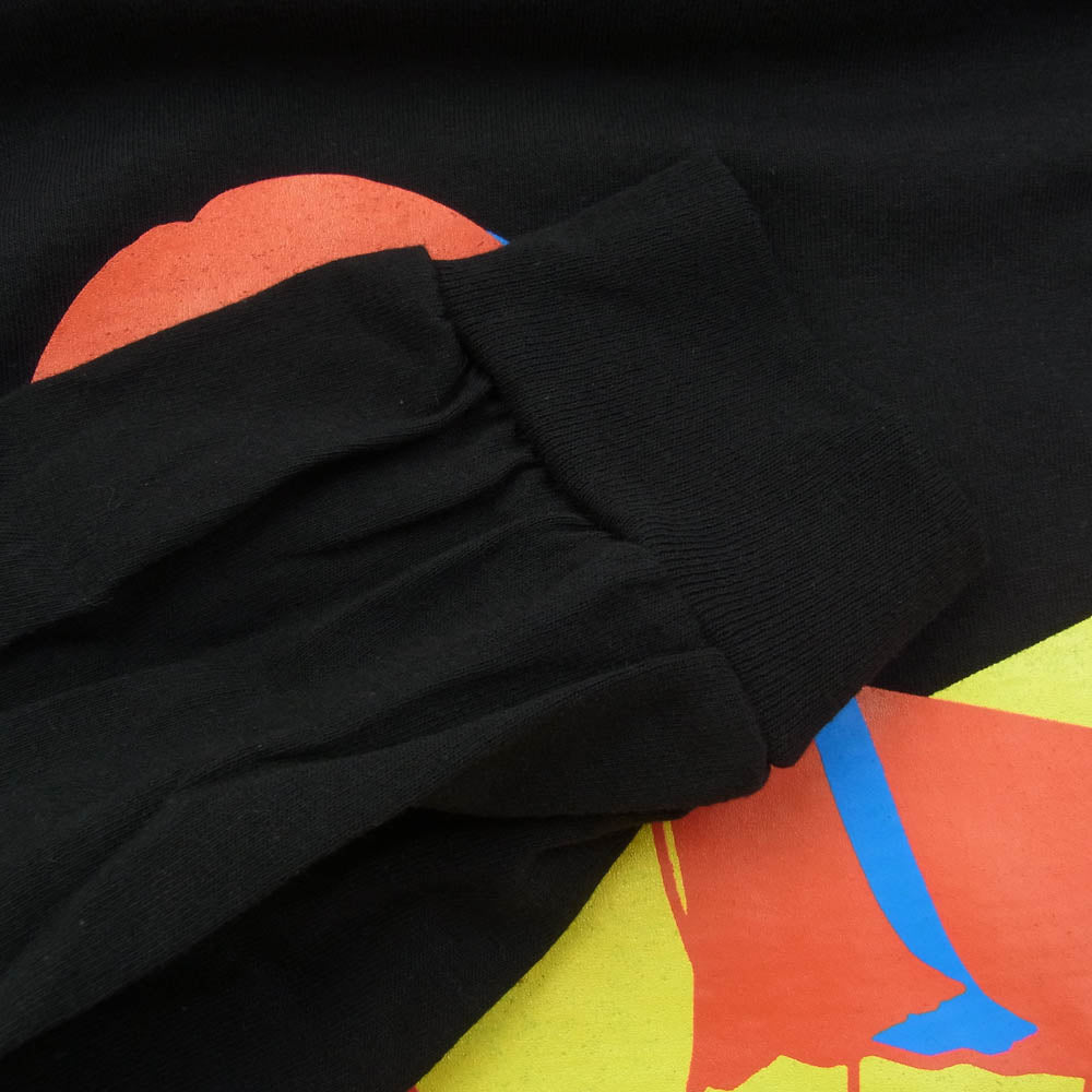 オンエアー KYNE × Russet Burbank LS TEE ON AIR 長袖 ロングリーブ Tシャツ　福岡 POP UP 限定 ブラック系 XXL【新古品】【未使用】【中古】