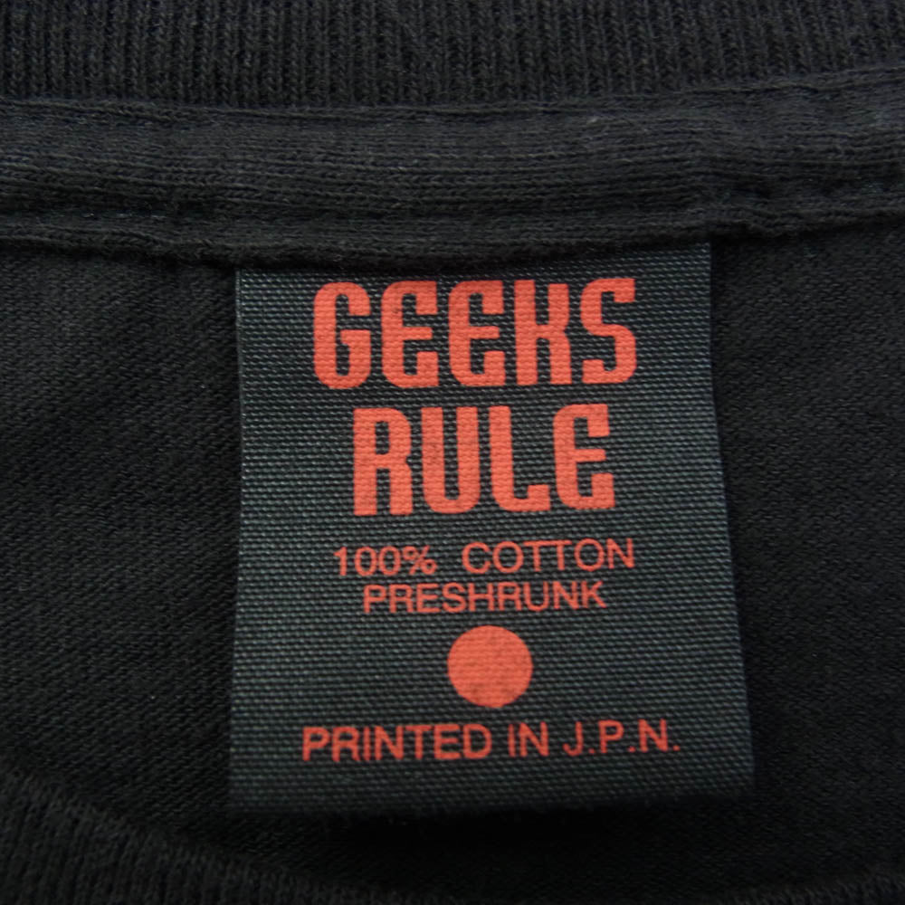 ギークスルール × Star Wars The Phantom Menace Episode I スター・ウォーズ ザ ファントム メナス エピソード1 半袖 プリント Tシャツ TEE ブラック系 XXL【新古品】【未使用】【中古】