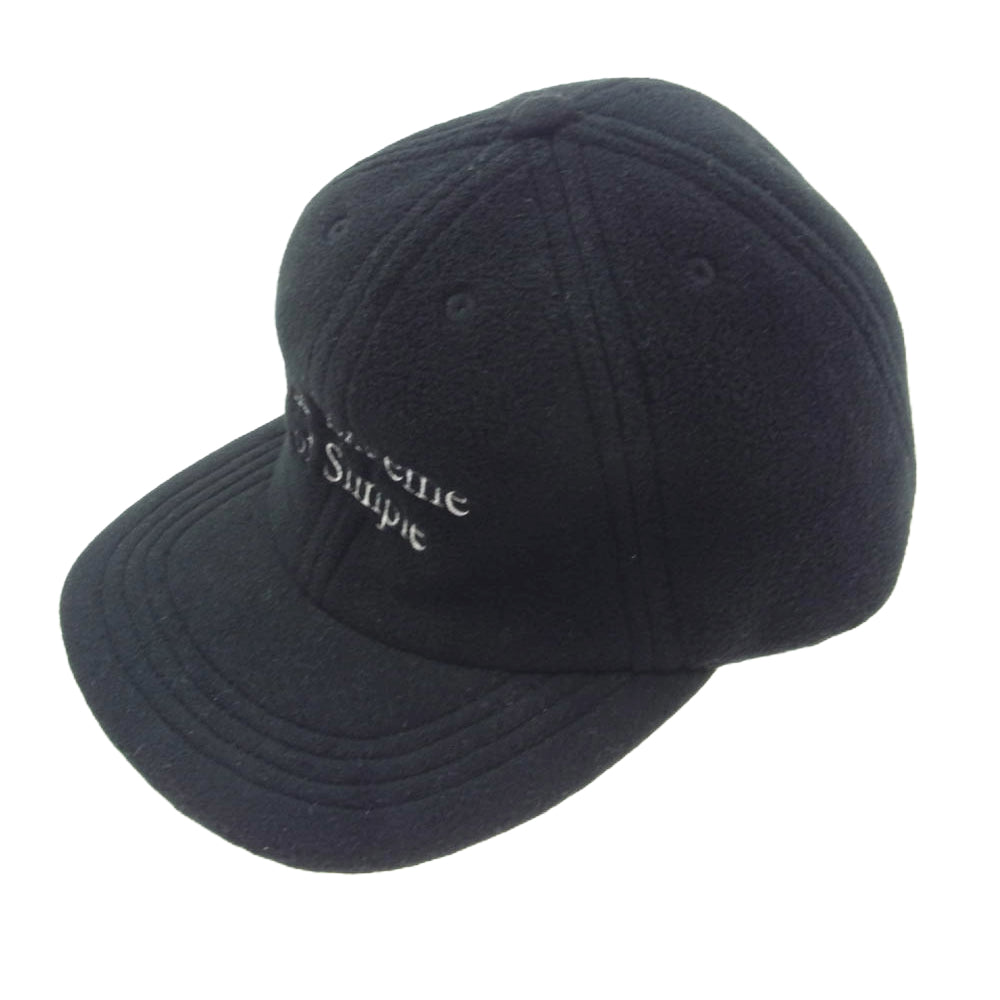 The Ennoy Professional ザ エンノイ プロフェッショナル スタイリスト私物 Extreme of Simple FLEECE CAP エクストリームオブシンプル フロントロゴ刺繍 フリース 6パネル キャップ 帽子 ブラック系【中古】