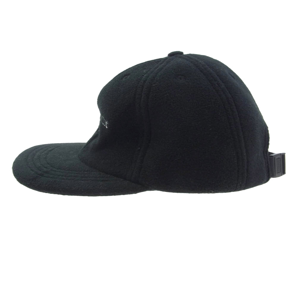 The Ennoy Professional ザ エンノイ プロフェッショナル スタイリスト私物 Extreme of Simple FLEECE CAP エクストリームオブシンプル フロントロゴ刺繍 フリース 6パネル キャップ 帽子 ブラック系【中古】