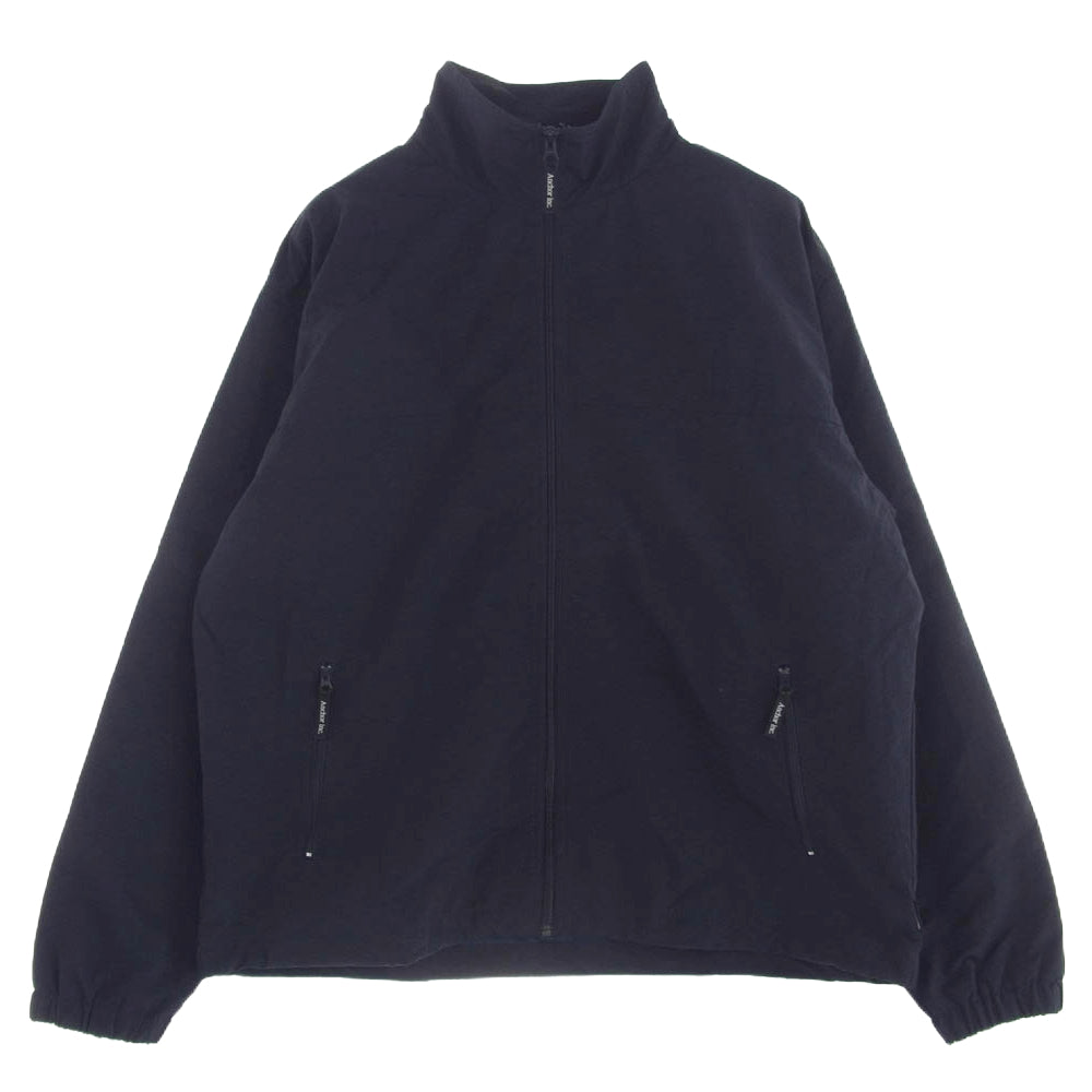 メルセデス アンカーインク Nylon Track Jacket 2.0 ロゴ刺繍 ナイロン トラックジャケット ネイビー系 L【中古】