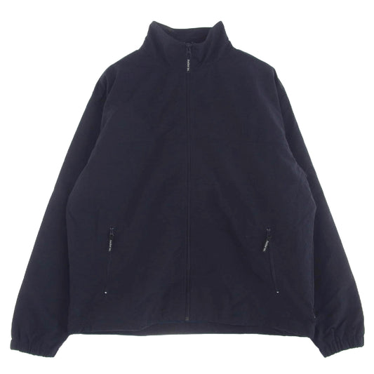 メルセデス アンカーインク Nylon Track Jacket 2.0 ロゴ刺繍 ナイロン トラックジャケット ネイビー系 L【中古】