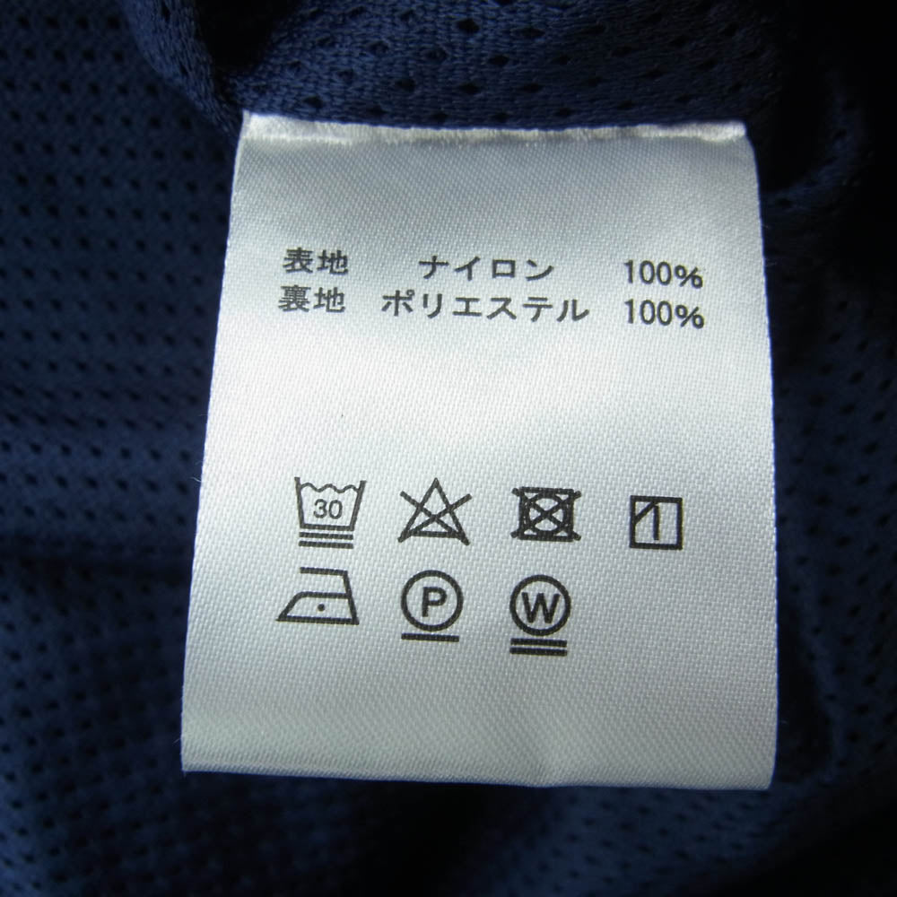 メルセデス アンカーインク Nylon Track Jacket 2.0 ロゴ刺繍 ナイロン トラックジャケット ネイビー系 L【中古】