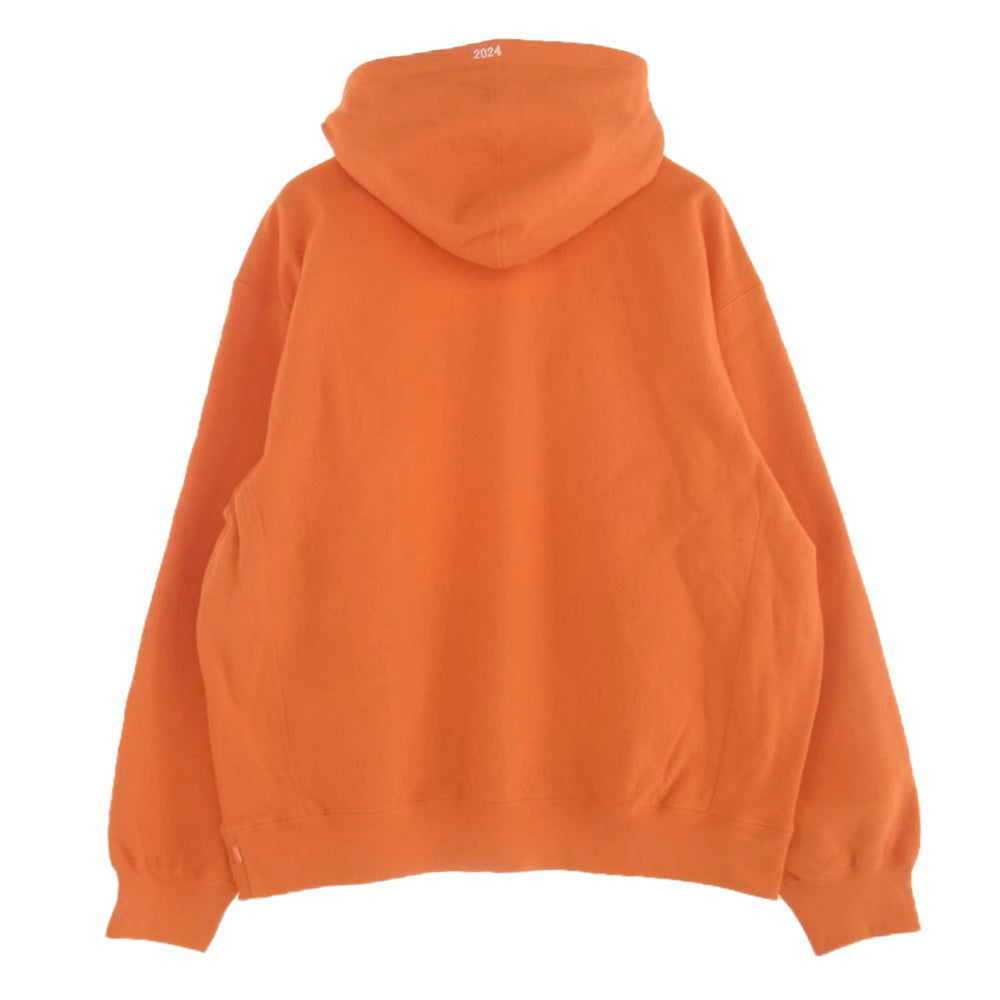 Supreme シュプリーム 24AW box logo hooded sweatshirt Orange ボックスロゴ フーディー スウェットシャツ パーカー オレンジ レッド系 XL【新古品】【未使用】【中古】