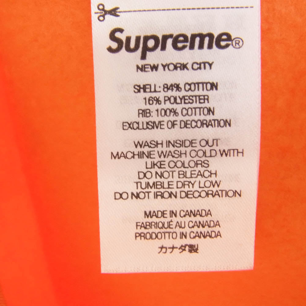 Supreme シュプリーム 24AW box logo hooded sweatshirt Orange ボックスロゴ フーディー スウェットシャツ パーカー オレンジ レッド系 XL【新古品】【未使用】【中古】