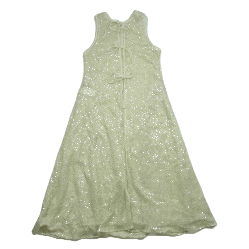 メゾンスペシャル 21241265701 Sequins Maxidresses スパンコール マキシ ワンピース ベージュ系 36【中古】