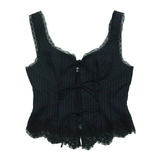 プランクプロジェクト 31241315105 Lace Trim Bustier レース トリム ビスチェ ブラック系 FREE【中古】