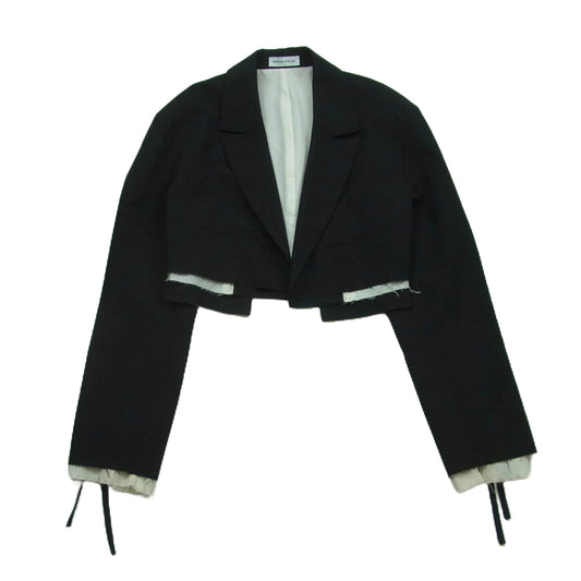 メゾンスペシャル 21241115201 Multi Fabric Short Jacket マルチ ファブリック ショート ジャケット ブラック系 ホワイト系 FREE【中古】