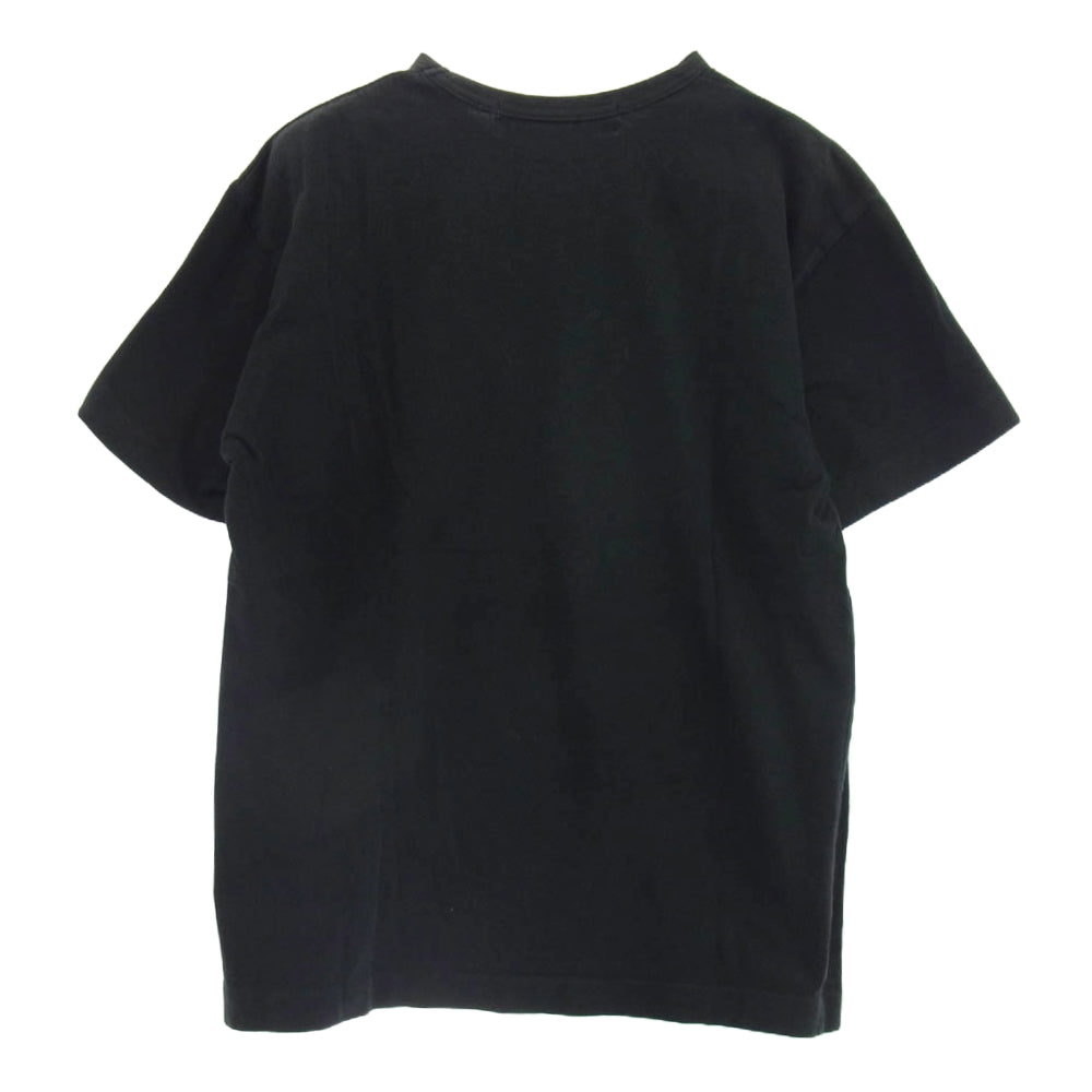PLAY COMME des GARCONS プレイコムデギャルソン AD2016 AZ-T114 逆さ ハートプリント Ｔシャツ 半袖 ブラック ブラック系 ネイビー系 L【中古】