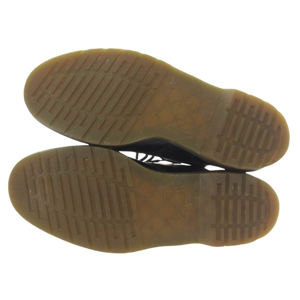 Dr.Martens ドクターマーチン 1460 8ホール ブーツ イエローステッチ ブラック系 US9【中古】