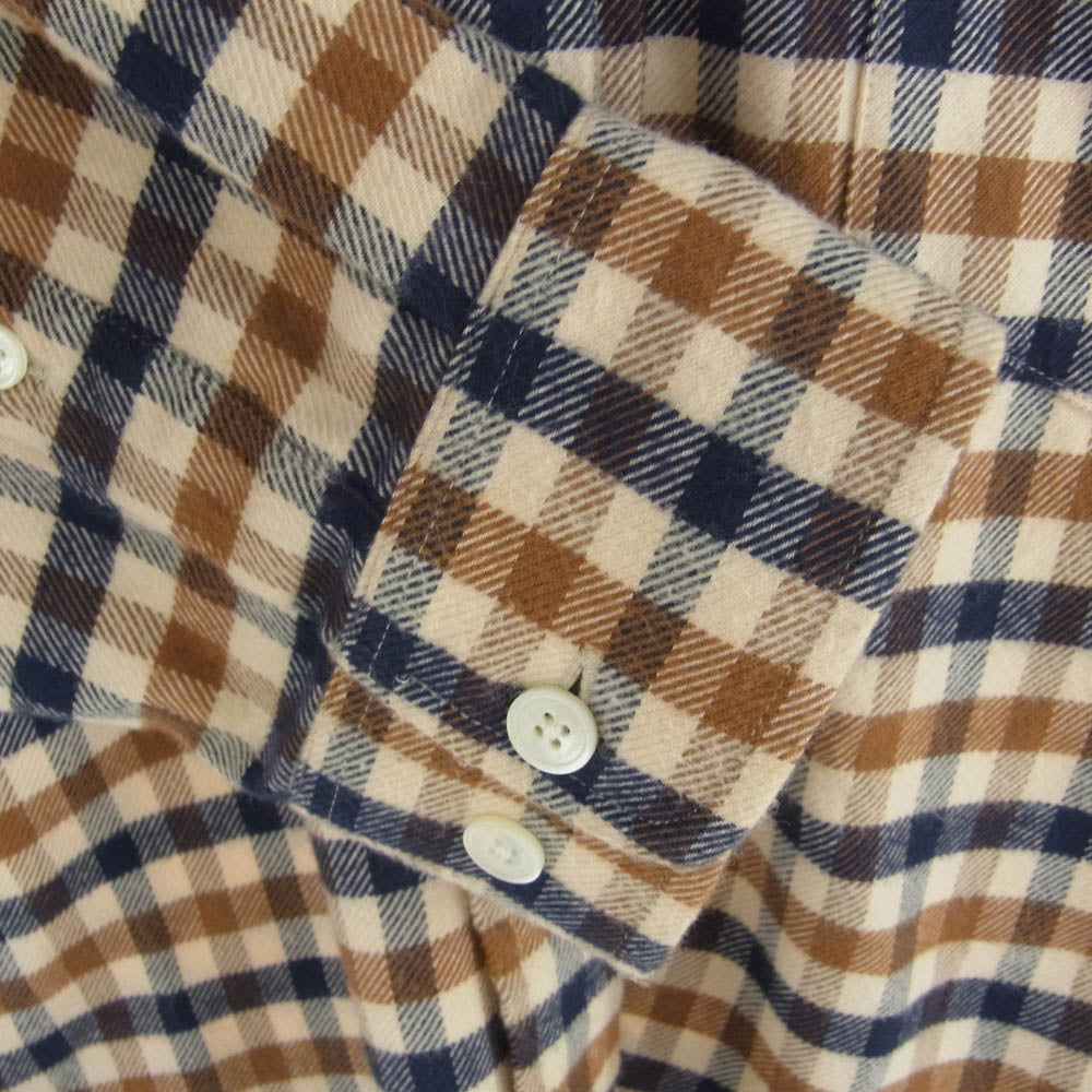 Supreme シュプリーム 16AW × Aquascutum アクアスキュータム Club Check Flannel Shirt フランネル シャツ チェック ネルシャツ マルチカラー系 M【中古】