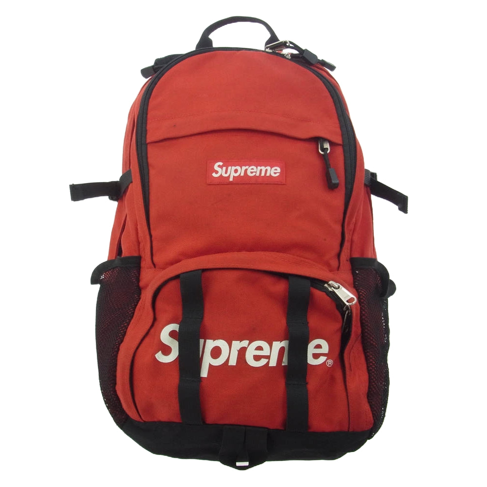 Supreme シュプリーム 15SS backpack バックパック リュック デイパック レッド系【中古】