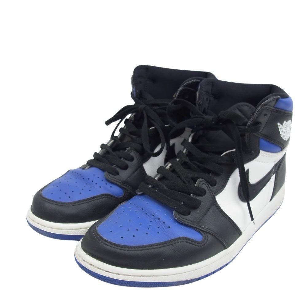 NIKE ナイキ 555088-041 AIR JORDAN1 RETRO HIGH OG ROYAL TOE エアジョーダン1 ロイヤルトゥ ハイカット スニーカー ブルー系 29cm【中古】