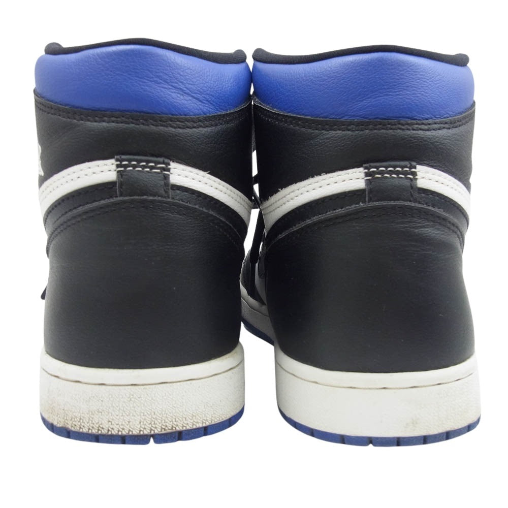 NIKE ナイキ 555088-041 AIR JORDAN1 RETRO HIGH OG ROYAL TOE エアジョーダン1 ロイヤルトゥ ハイカット スニーカー ブルー系 29cm【中古】