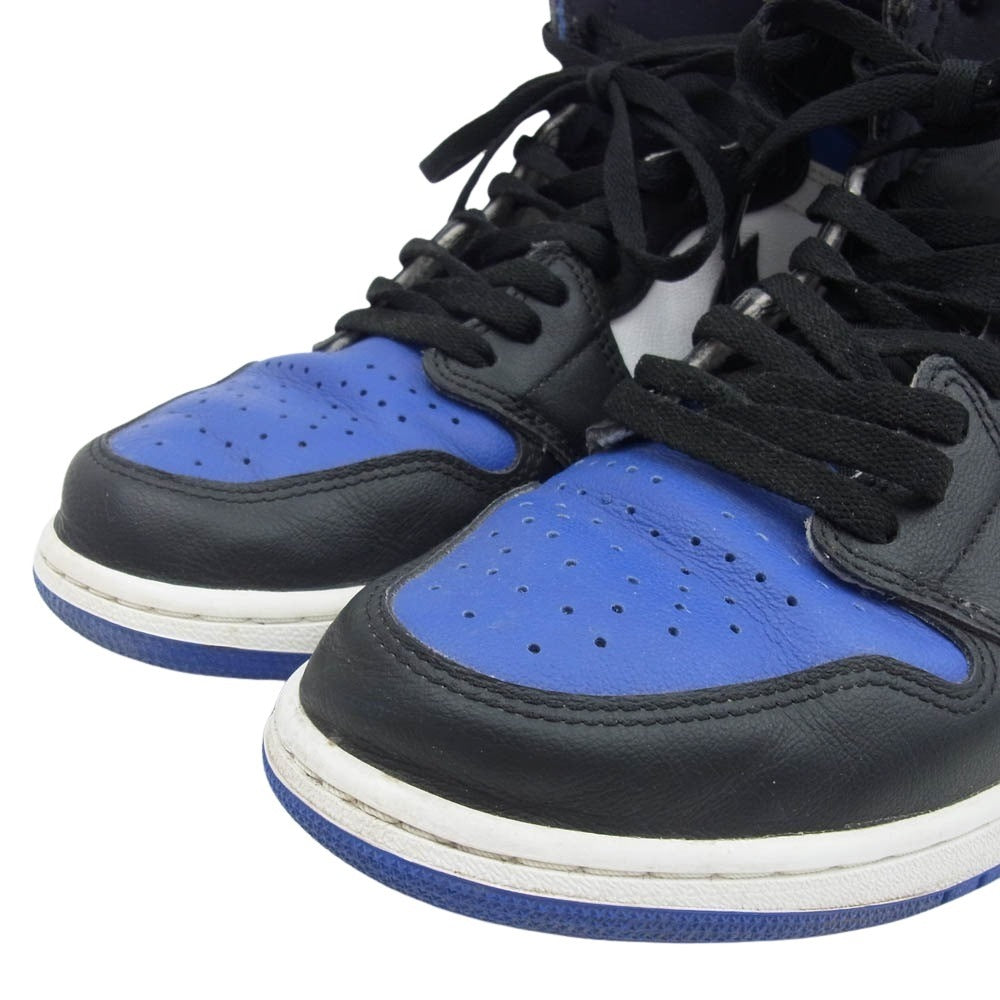 NIKE ナイキ 555088-041 AIR JORDAN1 RETRO HIGH OG ROYAL TOE エアジョーダン1 ロイヤルトゥ ハイカット スニーカー ブルー系 29cm【中古】