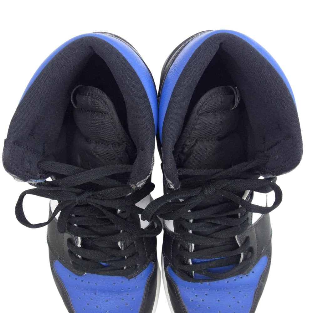 NIKE ナイキ 555088-041 AIR JORDAN1 RETRO HIGH OG ROYAL TOE エアジョーダン1 ロイヤルトゥ ハイカット スニーカー ブルー系 29cm【中古】