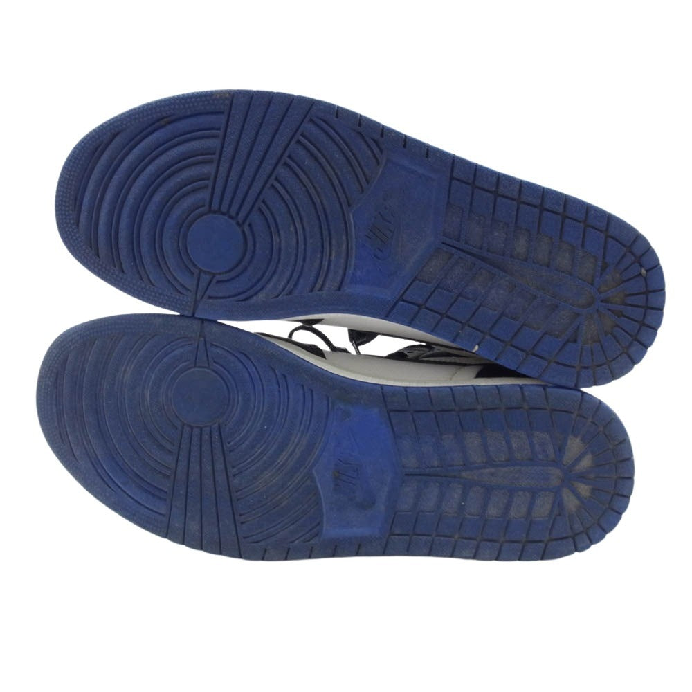 NIKE ナイキ 555088-041 AIR JORDAN1 RETRO HIGH OG ROYAL TOE エアジョーダン1 ロイヤルトゥ ハイカット スニーカー ブルー系 29cm【中古】