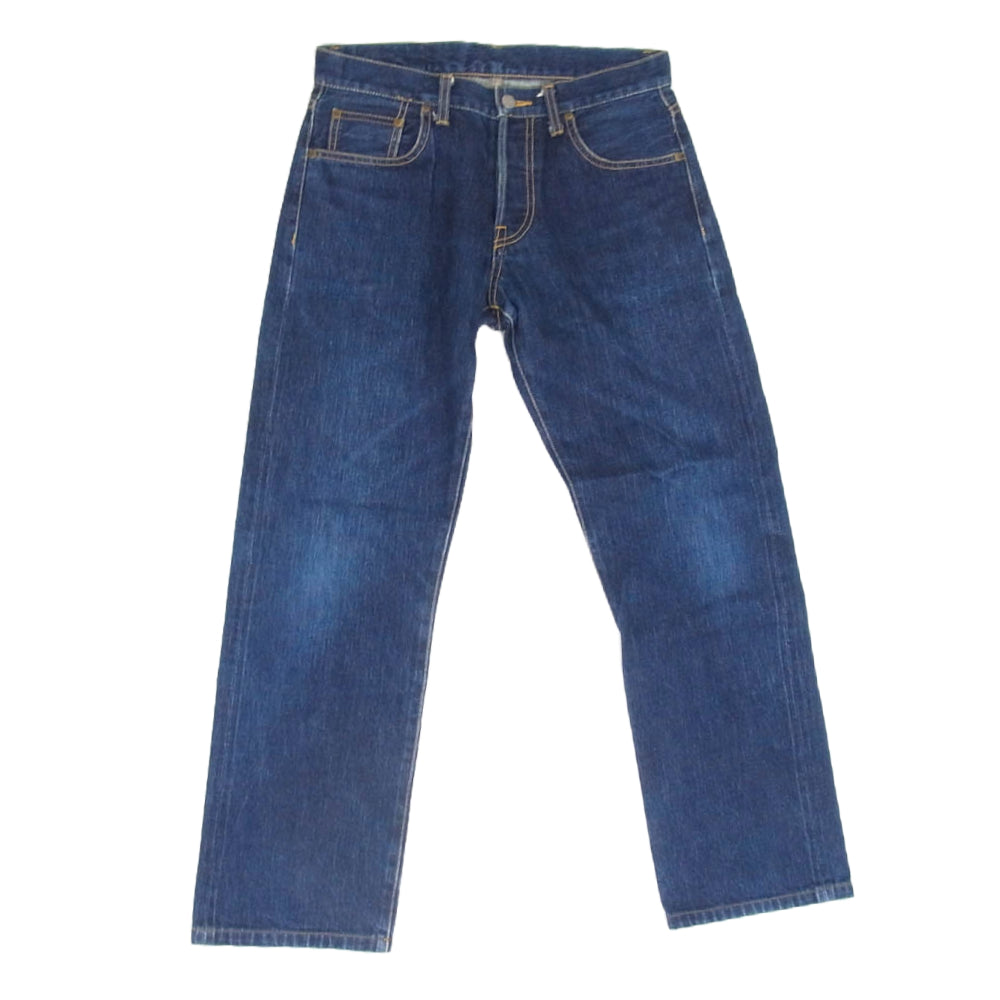 LOST CONTROL ロストコントロール DP-16 バックポケット デザイン ストレート デニム パンツ インディゴブルー系 サイズ表記無【中古】