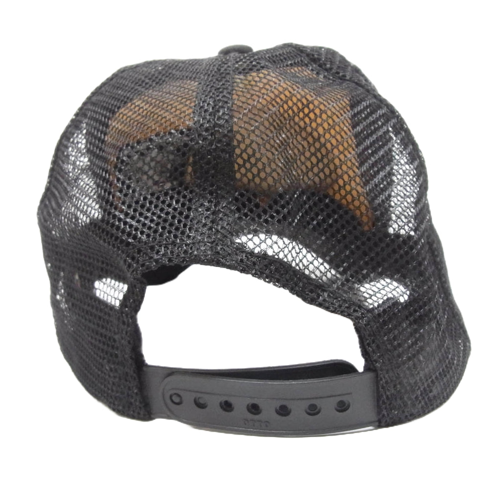RUDE GALLERY BLACK REBEL ルードギャラリーブラックレーベル スカル メッシュ キャップ ブラック系【中古】