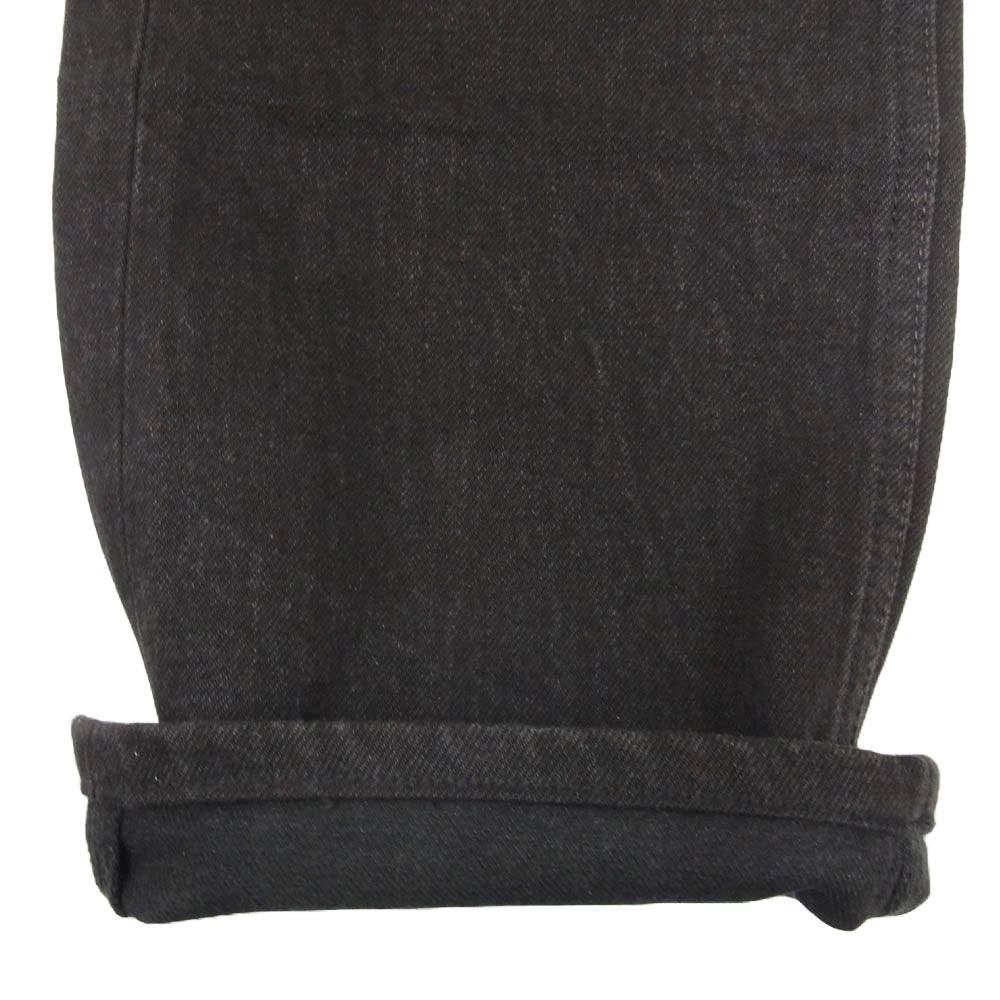 LOST CONTROL ロストコントロール DP-18 ストレート デニム パンツ ボタンフライ ブラック系 32【中古】