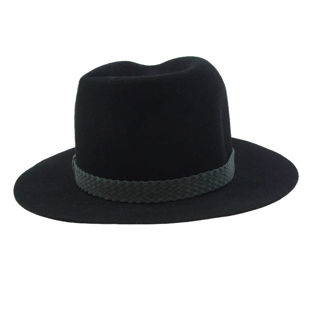 RUDE GALLERY ルードギャラリー 16AW THE HAT BWOY CLUB ウール 中折れ ハット ブラック系 L【中古】