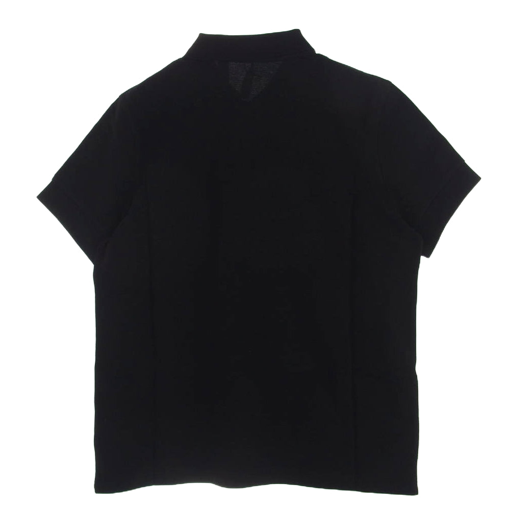 MONCLER モンクレール E109U8300350 × FRAGMENT フラグメント MAGLIA POLO MANICA CORTOA 半袖 ポロシャツ ブラック系 L【新古品】【未使用】【中古】