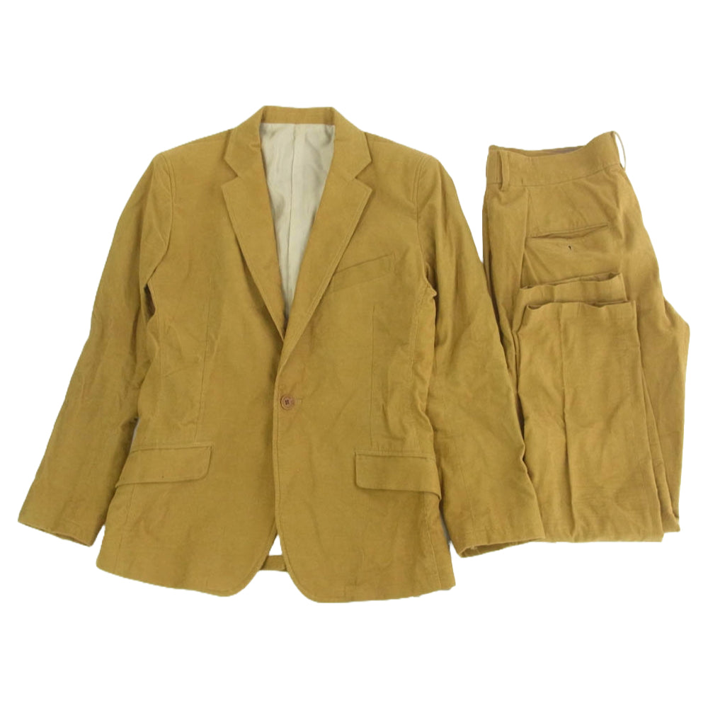 TMT ティーエムティー 16AW TJK-F1610TPT-F1611 セットアップ コーデュロイ ジャケット パンツ ライトブラウン系 M【中古】