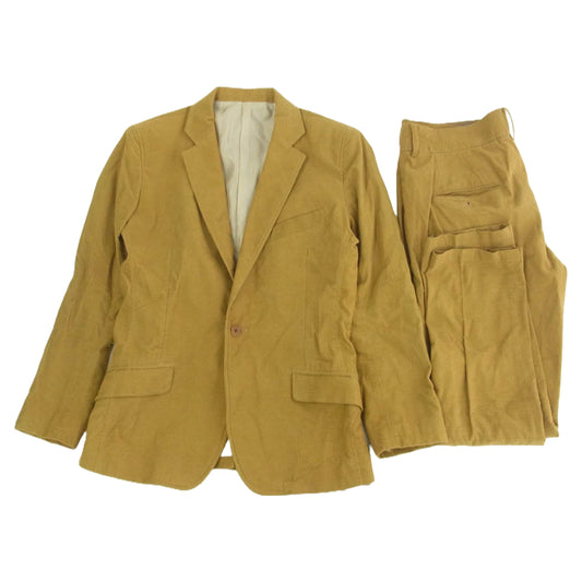 TMT ティーエムティー 16AW TJK-F1610TPT-F1611 セットアップ コーデュロイ ジャケット パンツ ライトブラウン系 M【中古】