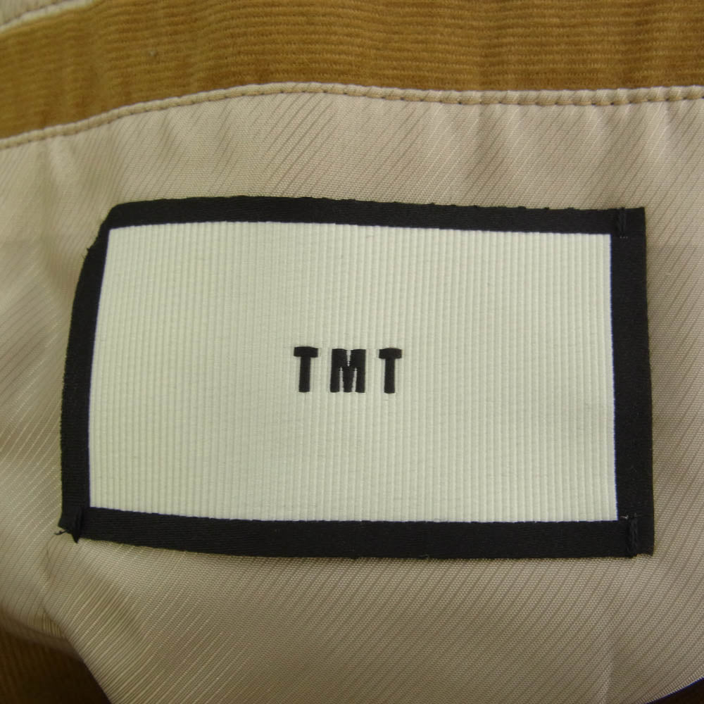 TMT ティーエムティー 16AW TJK-F1610TPT-F1611 セットアップ コーデュロイ ジャケット パンツ ライトブラウン系 M【中古】