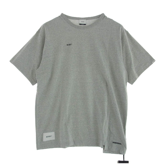 WTAPS ダブルタップス 19AW 192ATNHD-CSM01S × NEIGHBORHOOD ネイバーフッド RIPPER SS TEE ロゴ プリント 半袖 Tシャツ グレー系 X 02【新古品】【未使用】【中古】