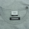 WTAPS ダブルタップス 19AW 192ATNHD-CSM01S × NEIGHBORHOOD ネイバーフッド RIPPER SS TEE ロゴ プリント 半袖 Tシャツ グレー系 X 02【新古品】【未使用】【中古】