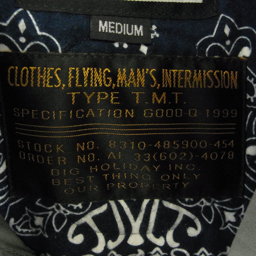 TMT ティーエムティー TA1073-8019 × ALPHA INDUSTRIES アルファインダストリーズ モッズコート ジャケット カーキ系 M【中古】