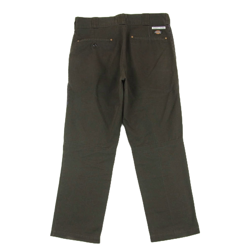 リビルドバイニードルズ Dickies ディッキーズ ストレート ワーク パンツ ブラウン系 S【中古】