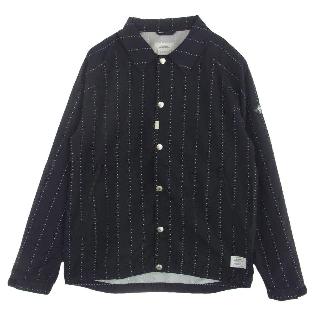 CRIMIE クライミー CR01-02L 1-JK11 STAR STRIPE COACH JACKET スター ストライプ コーチ ジャケット アウター ブラック系 S【中古】
