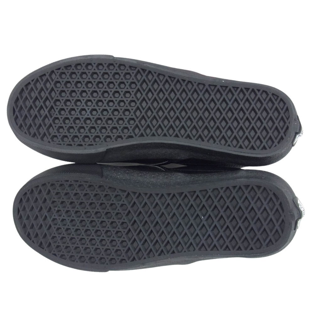 VANS バンズ V98CF LEA SLIP ON レザー スリッポン ブラック系 26.5cm