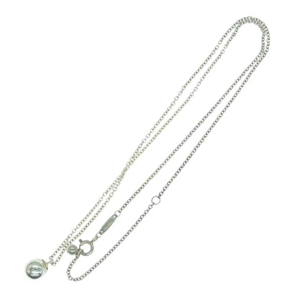 TIFFANY&Co. ティファニー ハードウェア ボール ネックレス シルバー系【中古】