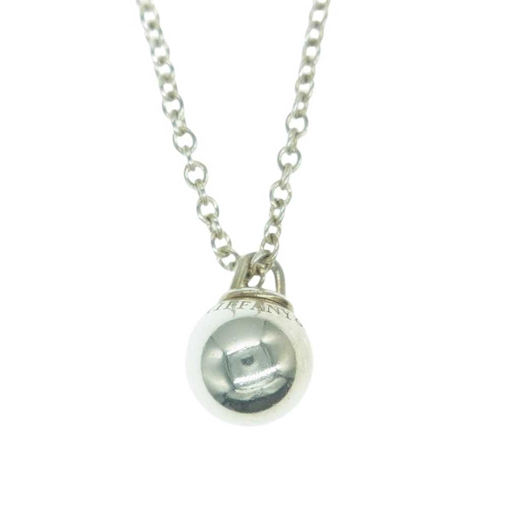 TIFFANY&Co. ティファニー ハードウェア ボール ネックレス シルバー系【中古】