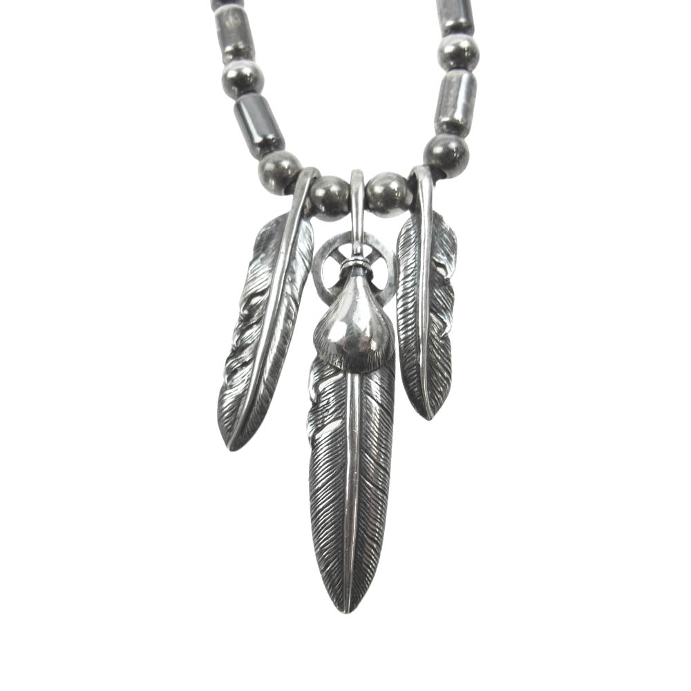 TADY&KING タディアンドキング カスタムネックレス ホイールフェザーSV SPフェザーS SPフェザーSS SV中空パイプビーズ SV中空ビーズ SV無垢ビーズ シルバー系【中古】