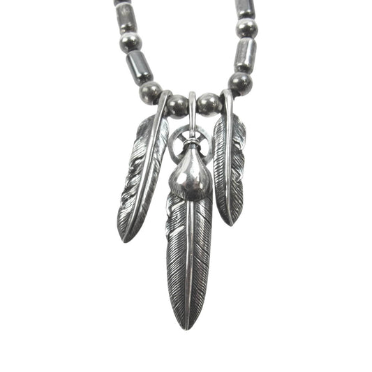 TADY&KING タディアンドキング カスタムネックレス ホイールフェザーSV SPフェザーS SPフェザーSS SV中空パイプビーズ SV中空ビーズ SV無垢ビーズ シルバー系【中古】