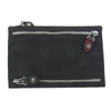 CHROME HEARTS クロムハーツ（原本無） 5ZIP ナイロン マルチパース ポーチ ミニクラッチバッグ ブラック系【中古】